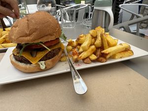 Hamburguesa   at La Huella Vegana - ES Visuals in Andorra La Vella