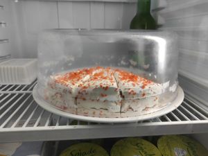 Cake at La Huella Vegana - ES Visuals in Andorra La Vella