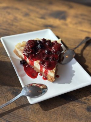 The cheesecake   at La Huella Vegana - ES Visuals in Andorra La Vella