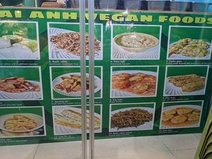Menu at Bánh Mì chay Vegan in Hanoi