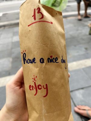 13. Bánh mì thập cẩm, mix (40k VND)  at Bánh Mì chay Vegan in Hanoi