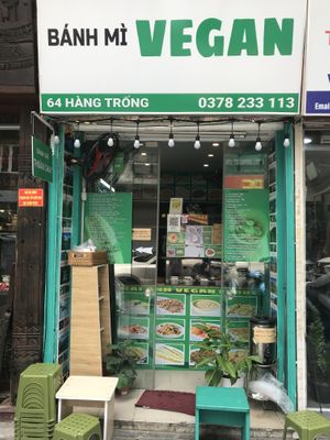 front   at Bánh Mì chay Vegan in Hanoi