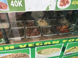 many choices  at Bánh Mì chay Vegan in Hanoi