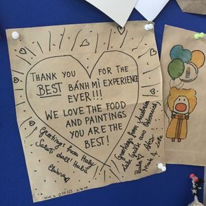 such positive energy   at Bánh Mì chay Vegan in Hanoi