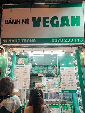 This is so easy to grab and go. Taste is ok, reasonable price. Owners are friendly and nice. I’ll come back😄 at Bánh Mì chay Vegan in Hanoi
