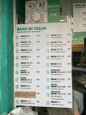   at Bánh Mì chay Vegan in Hanoi