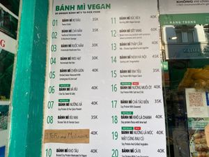  at Bánh Mì chay Vegan in Hanoi