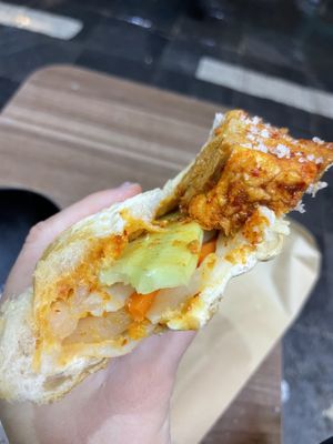 No greens at all #Veganuary at Bánh Mì chay Vegan in Hanoi