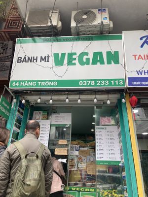   at Bánh Mì chay Vegan in Hanoi