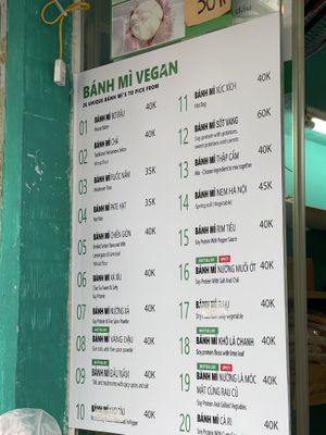   at Bánh Mì chay Vegan in Hanoi