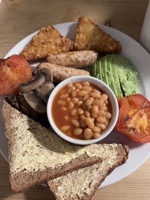 Vegan glory breakfast   at Eden Cafe in Maidstone