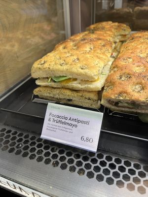 Vegan focaccia  at Espresso House - Kurze Mühren in Hamburg