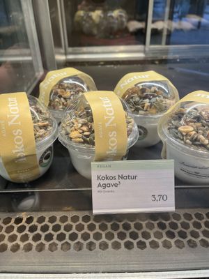 Coconut yoghurt pot with agave  at Espresso House - Kurze Mühren in Hamburg