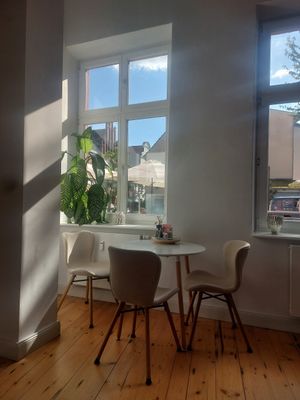 Interior at ÖXL Café in Wismar