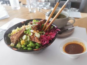 Tofu Bowl (made vegan) at The Pinch in St Gallen