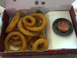 Onion rings  at 800PIZZA in Abu Dhabi