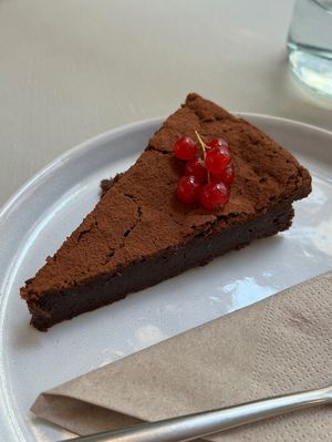 Französischer Schokokuchen  at 220GRAD - Rupertinum in Salzburg