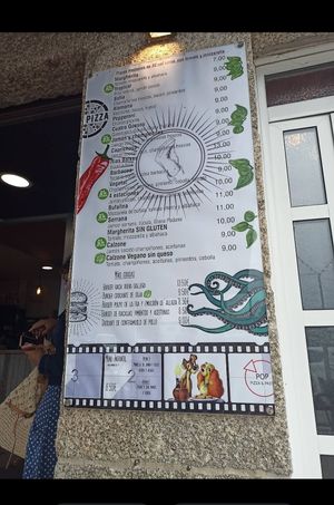 Vegan calzone & vegan burguer at Pop Pizza Y Pasta in O Grove