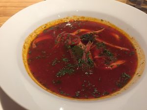 Borschtsch  at Avocado Cafe - Tverskaja in Moscow