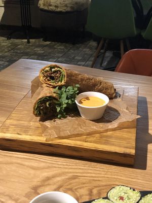 Raw burrito at Avocado Cafe - Tverskaja in Moscow