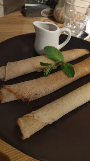 Блинчики с кленовым сиропом at Avocado Cafe - Tverskaja in Moscow