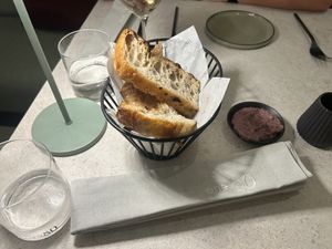 Bread w/ bean and garlic spread   at One80  in Valletta