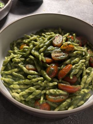 Basil pesto  at One80  in Valletta