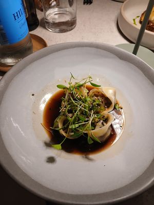 Mushroom Dumplings at One80  in Valletta