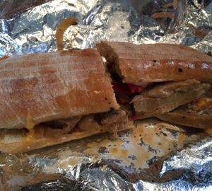 philly cheese steak  at Blossom Du Jour - Midtown in New York City