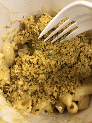 Side mac n cheeze, with bacon bits topping  at Blossom Du Jour - Midtown in New York City