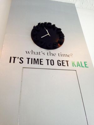 If you ever forget what time it is... at Blossom Du Jour - Midtown in New York City