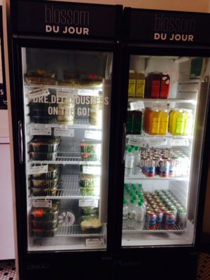 The cooler case at Blossom Du Jour - Midtown in New York City
