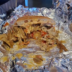 Philly cheesesteak at Blossom Du Jour - Midtown in New York City