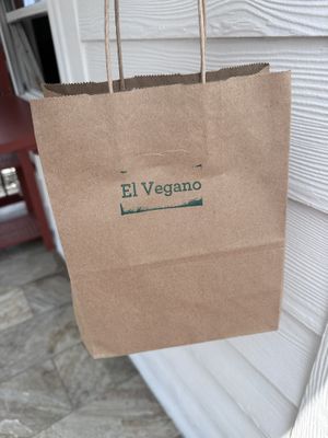 Nice small touches on the bags  at Cubanos ATL in Sandy Springs