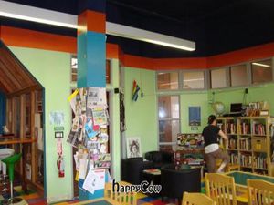 Part of the sitting area at The Seed in Lancaster