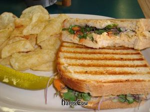 My ChickPea of the Sea (minus cheese) -Awesome flavors!! at The Seed in Lancaster