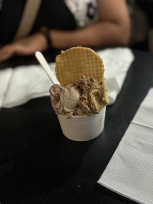 Tiramisu and Baccio   at Mizzica Gelateria & Cafe in Toronto