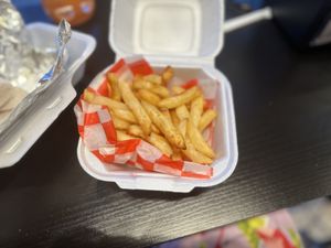 Amazing French fries!  at Cuane in Michigan City