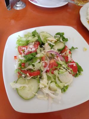 Salad at Salud Y Vida in Pucallpa