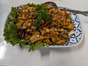 Kung Pao chicken at Buatong - Thai Vegan Restaurant in Fresno