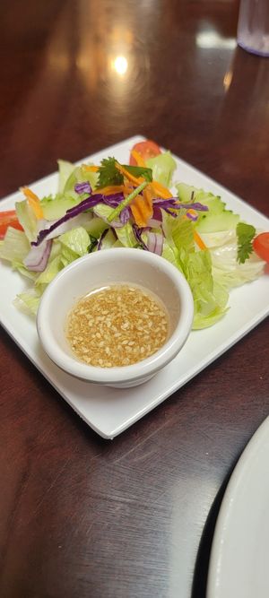 Salad at Buatong - Thai Vegan Restaurant in Fresno