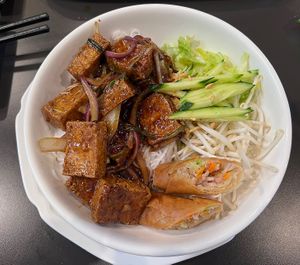 Vegan vermicelli bowl   at Miss Pho in Seattle