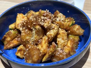 Signature Rojak with fruits and crispy fritters   at Mother Earth Classic - 大地之素 in Central Singapore
