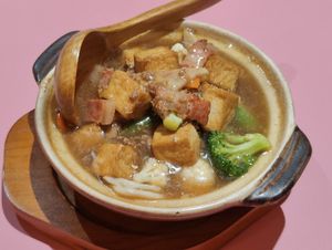 claypot tofu in teochew style  at Mother Earth Classic - 大地之素 in Central Singapore