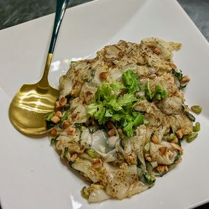 Vegan Version of Wok-Fried 'Hor Fun' with Diced Kailan & Preserved Radish at Mother Earth Classic - 大地之素 in Central Singapore