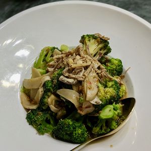 Vegan XO Broccoli with King Mushroom at Mother Earth Classic - 大地之素 in Central Singapore