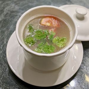 Vegan Pig's Tripe Pepper Soup with Preserved Vegetables at Mother Earth Classic - 大地之素 in Central Singapore
