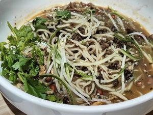 Sichuan Dan Dan Ramen (Vegan) at Mother Earth Classic - 大地之素 in Central Singapore