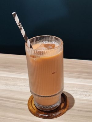 Vegan Thai Iced milk tea at Mother Earth Classic - 大地之素 in Central Singapore