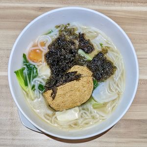 Vegan Version of Fish Slice Seaweed Soup at Mother Earth Classic - 大地之素 in Central Singapore